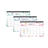 Blue Sky 2021 17' x 11' Desk Pad, Lindley Multi