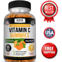 Kaya Naturals Immune Support Gummies Supplement, Zinc, Vitamin C & Echinacea