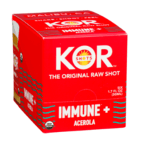 Kor Shots Immune Support Shot with Cordyceps & Acerola Immune+, 1.7 fl oz, 6 Ct