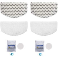 Steam Mop Pads Replacement & Scent Discs Boundle Pack for Bissell Powerfresh 1940 1440 1544 1806 2075 Series, Model 19402 19404 19408 19409 1940a 1940f 1940q 1940t 1940w