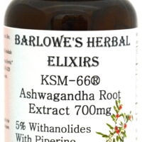 KSM-66 Ashwagandha Extract - 5% Withanolides by HPLC - 60 700mg VegiCaps - Stearate Free, Bottled in Glass! FREE SHIPPING on orders over $49!