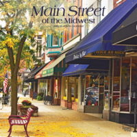 Main Street of the Midwest 2023 Wall Calendar 12x12 by Browntrout