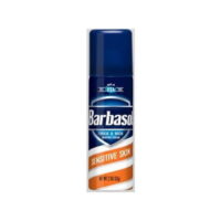 3 Pack Barbasol Sensitive Skin Thick & Rich Shaving Cream 2 Oz Each