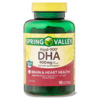 Spring Valley Algal-900 DHA Dietary Supplement, 900 mg, 90 count