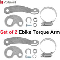 Voilamart 2 Set Electric Bicycle Ebike Torque Arm Conversion Kits e-bike Torque Washers Universal Accessories Front or Rear bike Torque Washers
