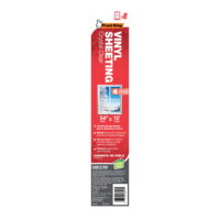Frost King® V54184 Crystal Clear Vinyl Sheeting / Surface Protection Film, 54' X 15' X 4Mil
