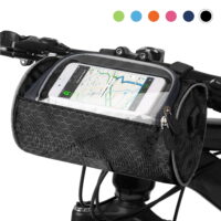 Maboto Waterproof Bike Handlebar Bag Bicycle Front Bag Touchscreen Phone Holder Bag Pack Shoulder Bag MTB Cycling Storag