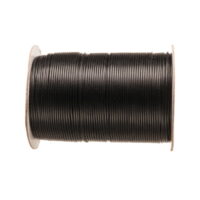 Nylon Waxed Thread, #12(1.0mm) Black, Sold In 165yards pool
