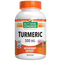 Botanic Choice Turmeric Supplement 500 Mg Capsules, 180 Ct