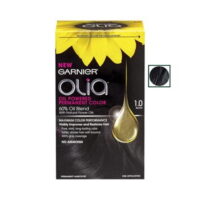 Garnier Olia Oil Powered Permanent Haircolor, Black 1.0 - 1 Kit