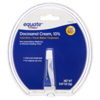 Equate Cold Sore and Fever Blister Treatment Docosanol 10% Cream, 0.07 oz