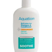 Aquation All Body 2 in 1 Shampoo & Conditioner with Ceramides, Fragrance Free, 16 oz