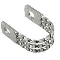 Alta Bicycle Steel Lowrider Twisted Seat Post Clamp, Multiple Colors. (Steel Bicycle Chrome )