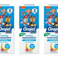 3 Pack - Orajel Toddler Training Toothpaste, Fruity Fun, 1.50 oz