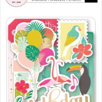 Confetti Wishes Ephemera Cardstock Die-Cuts 40/Pkg-W/Matte Gold Foil