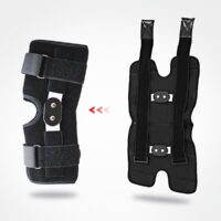 Hinged Knee Brace - Open Patella Support Wrap,Compression for ACL, MCL, Torn Meniscus Ligament and Tendonitis - for Running, Athletic Tear and Arthritis Joint - Adjustable Strap