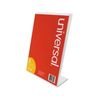 Clear L-Style Freestanding Frame 8 1/2 x 11 Insert, 3/Pack