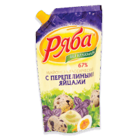 Mayonnaise | with Quail Eggs | Ryaba | 390gr