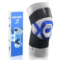 Knee Brace | Knee Compression Sleeve for Men & Women | Knee Support for Running | Medical Grade Knee Pads for Meniscus Tear,ACL,Arthritis,Joint Pain Relief.,1*Gray