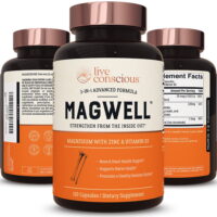 Live Conscious MagWell Zinc & Vit D3 with Glycinate, Citrate, 25mcg, 120ct