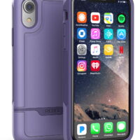 iPhone XR Protective Case, Military Grade Rugged Protection (Rebel) Purple