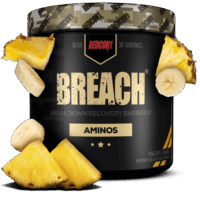 Redcon1 Breach BCAA Amino Acids Powder, Pineapple Banana, 30 Servings