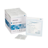 McKesson 6-Ply I.V. / Drain Split Dressing Sterile 2 x 2' 35 Pack(s), 2  per Pack