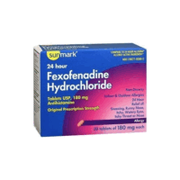 Sunmark Allergy Relief Fexofenadine Hydrochloride Tablets, 180 mg, 30 Count