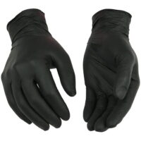 Kinco 6016526 Nitrile Disposable Gloves, Black - Extra Large