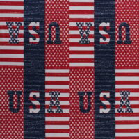35.5' X 68' Packcloth Panel - USA Patriotic Stars & Stripes American Flag United States 4th of July Nylon/Polyester Indoor/Outdoor Decorator Fabric by the Panel (D245.20)