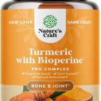 Turmeric Curcumin Capsules with Bioperine - Turmeric Curcumin Capsules by Nature's Craft - Turmeric Curcumin Capsules for Natural Joint Support, Immune Boost, Antioxidant Detox Cleanse