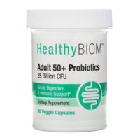 Adult 50+ Probiotics, 25 Billion CFU, 30 Veggie Capsules, HealthyBiom