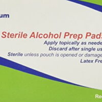 3 Pack Dynarex Alcohol Prep Pads Medium #1114 100 Latex Free Sterile Pads Each