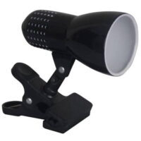 Mainstays 5' Black Metal Adjustable Mini Clip Lamp, 25 Watt Bulb Included