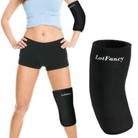 LotFancy Hot Cold Compression Sleeve for Therapy, Elbow Brace Support, M(12.5 '-16.5 ')