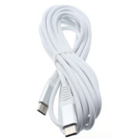 10ft Long USB-C Cable for Samsung Galaxy A13 5G/A12 5G/A03s Phones - Fast Charger Cord Power Wire Type-C to Type-C Data Sync White Compatible With Galaxy A13 5G/A12 5G/A03s