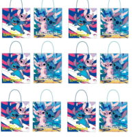12 pcs Lilo & Stitch Birthday Goody Gift Loot Favor Bags Party Supplies (assorted style)