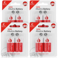 Essential Circuit City C-Cell High Performance  Alkaline Batteries  (8 Pack)