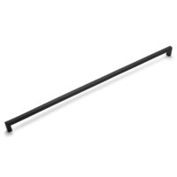 Cosmas 14777-448FB Flat Black Modern Cabinet Hardware Handle Pull - 17-5/8' Inch (448mm) Hole Centers