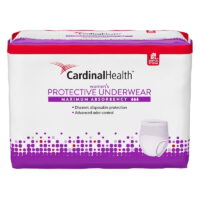 Cardinal Health UWFSM20 Women's Protective Underwear, Maximum Absorbency, Medium, 32- 44 Inch, 95 - 185 lbs. | Pack of 20