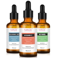 Saisze Anti Aging Serum Combo Pack - Vitamin C Serum - Retinol Serum - Hyaluronic Acid Serum - (3 x 1 Fl Oz / 30ml)