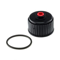 VP Racing Fuels Replacement Cap with Extra O-Ring for Utility Jug, Black