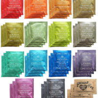 Harney & Sons Assorted Tea Bag Sampler 42 Count With Honey Crystal Packs Great for Birthday, Hostess and Co-worker Gifts