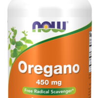 NOW Supplements, Oregano (Origanum vulgare) 450 mg, Free Radical Scavenger*, 100 Veg Capsules