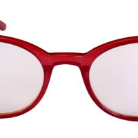 Flower Eyewear Handmade BlueLight Blocking Computer Glasses, Cranberry Red