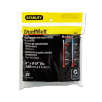 Stanley Bostitch Dual Temperature Glue Sticks, 4 in Stick, 24/Pack (BOSGS20DT)