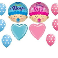 Gender Reveal Baby Shower Balloon Decoration Kit