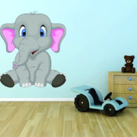 Custom Designs Dumbo Disney Circus Elephant Kids Boy Girl School Classroom Daycare 16x24 Inches
