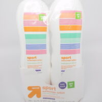Up&Up Sport Sunscreen Lotion Broad Spectrum SPF 50 Twin Pack / 20.8 fl oz total