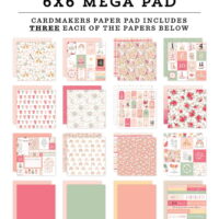 Welcome Baby Girl Cardmakers 6X6 Mega Pad - Echo Park